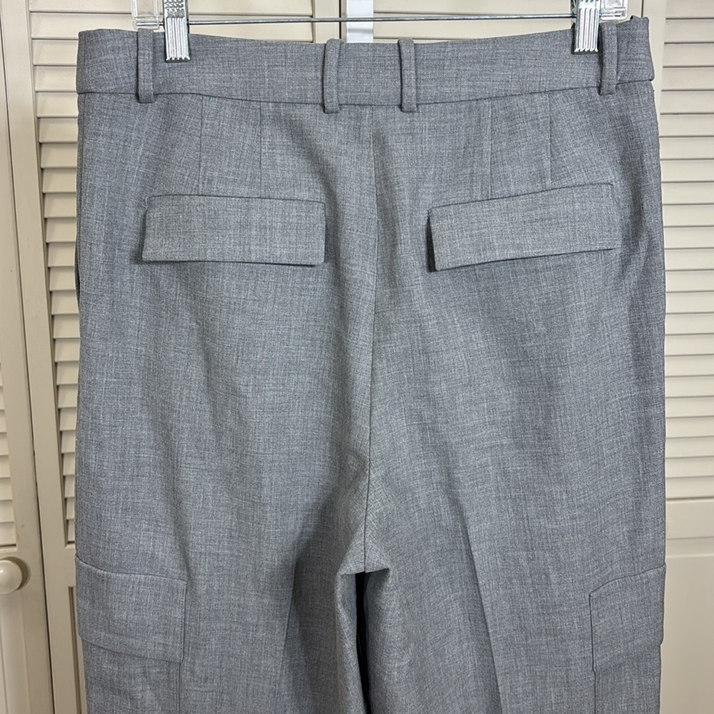 Aritzia Babaton Spotlight Cargo Gray Pant Size 10 - Picture 8 of 11
